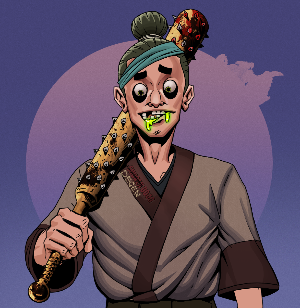 Toxic Azuma — Degen Dojo fighter