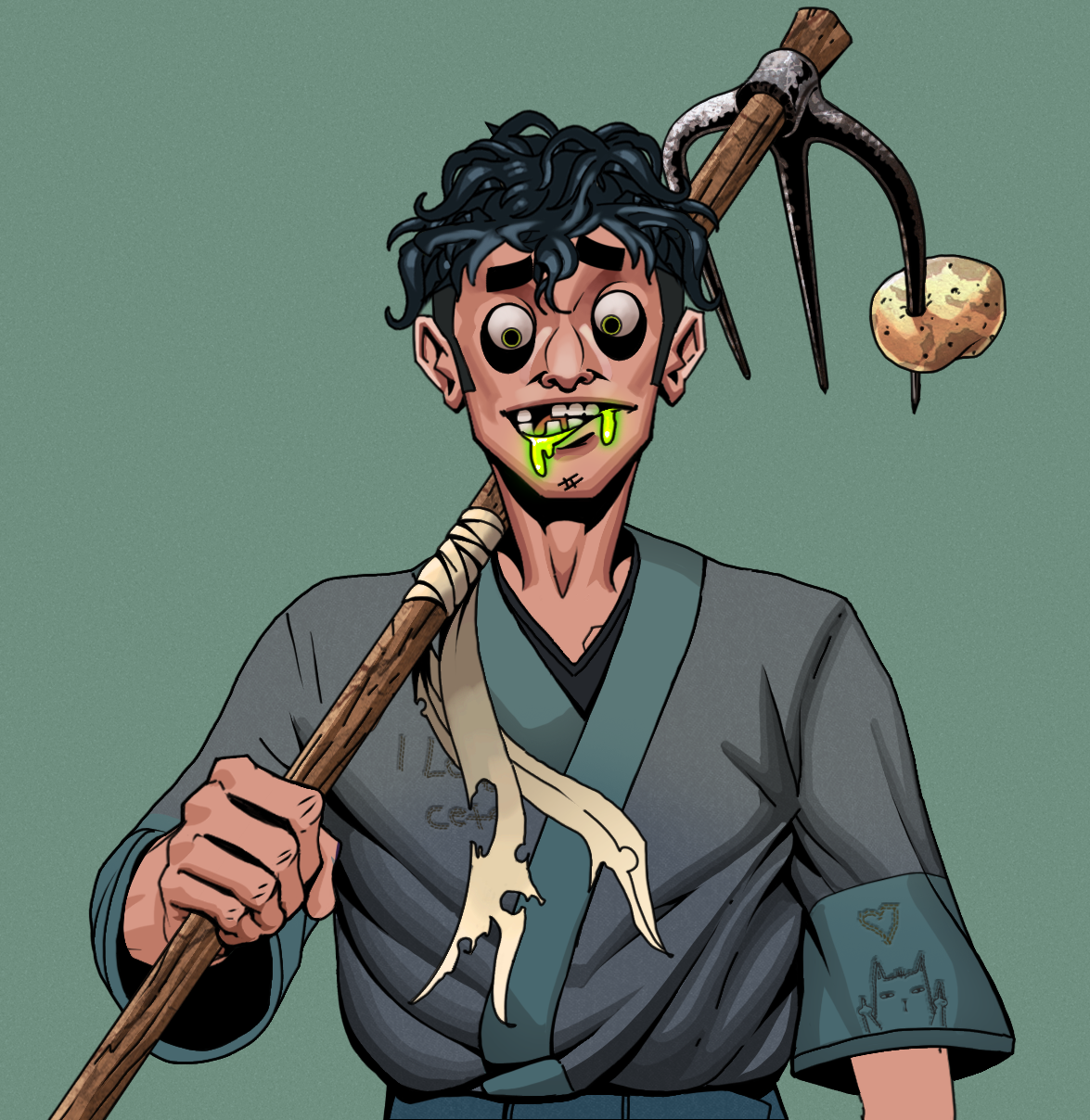 Toxic Azuma — Degen Dojo fighter