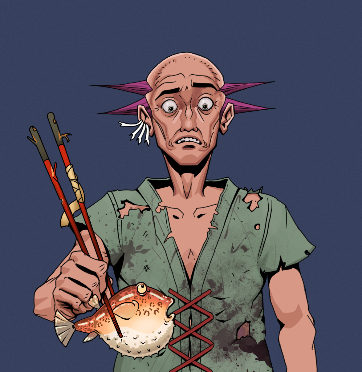 Shitless Botan — Degen Dojo fighter