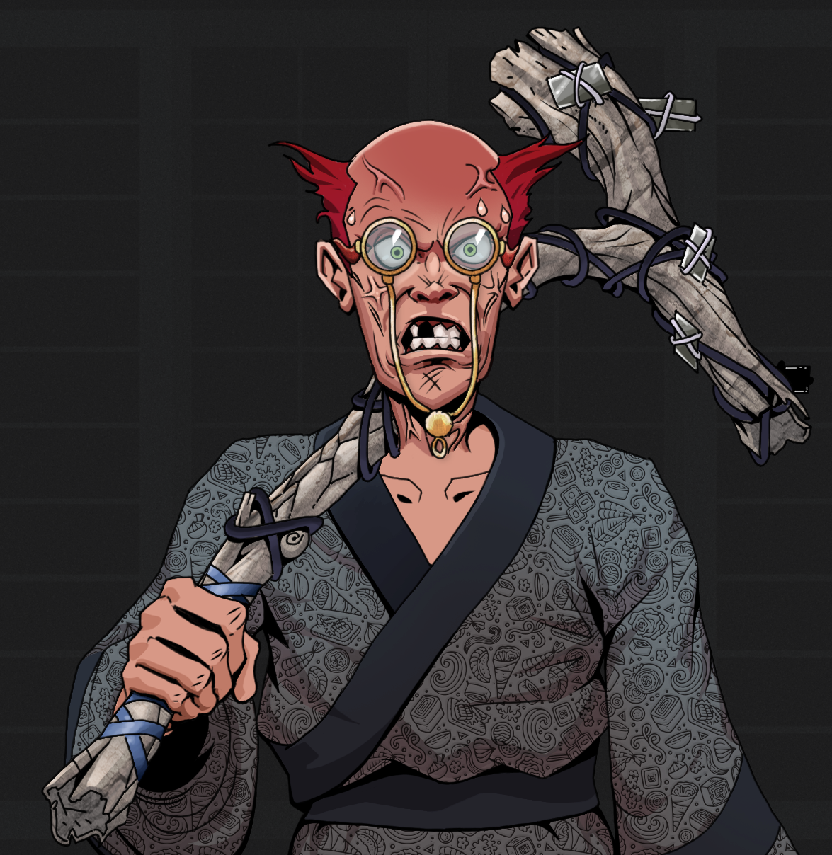 Angry Ikari — Degen Dojo fighter