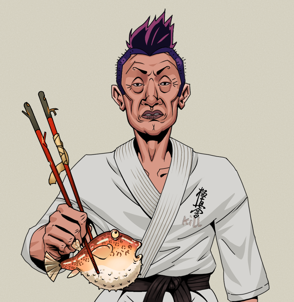 Goro — Degen Dojo fighter