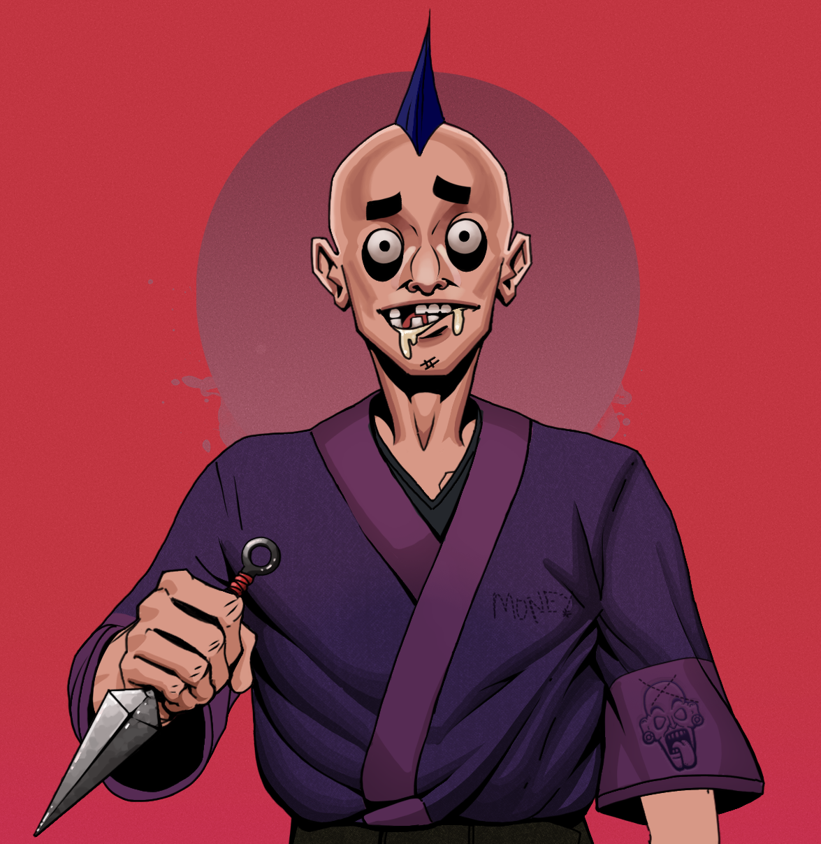 Drooling Azuma — Degen Dojo fighter