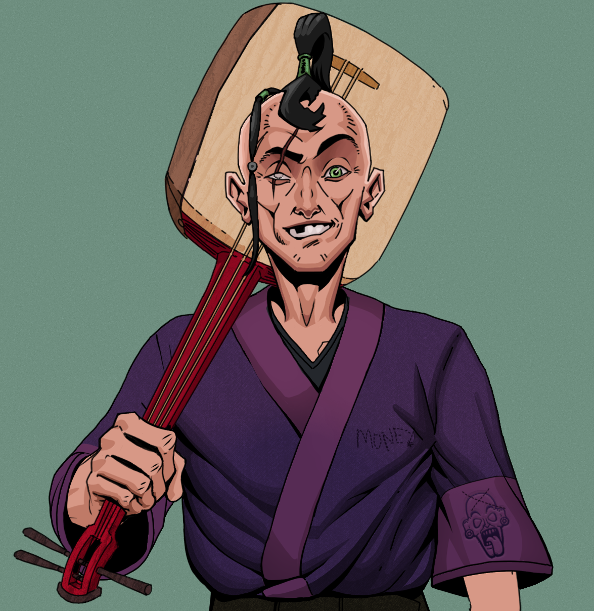 One-Eyed Itsuki — Degen Dojo fighter