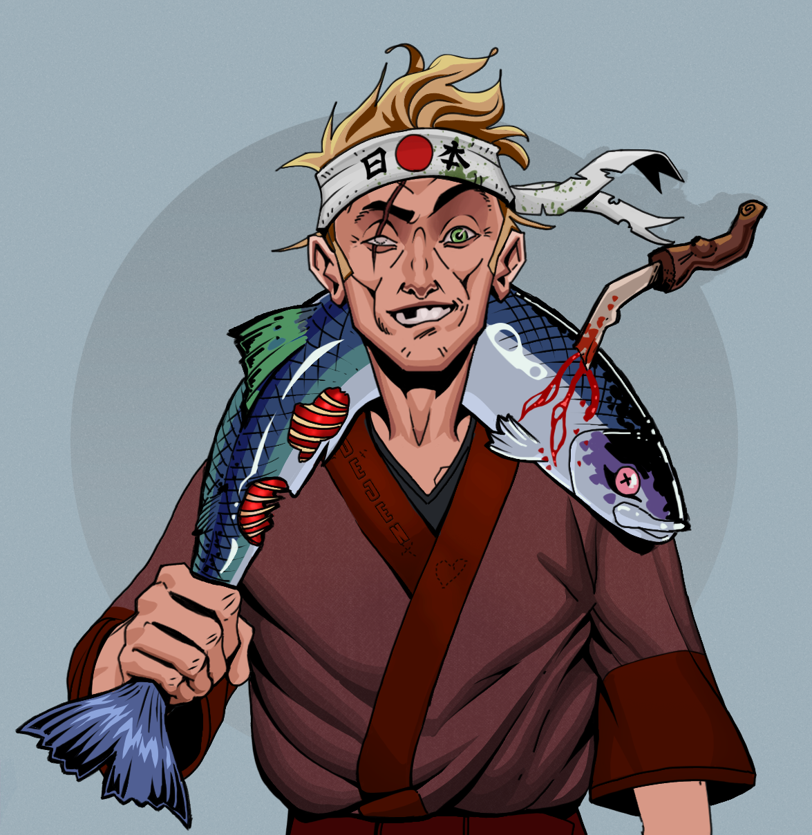 One-Eyed Itsuki — Degen Dojo fighter