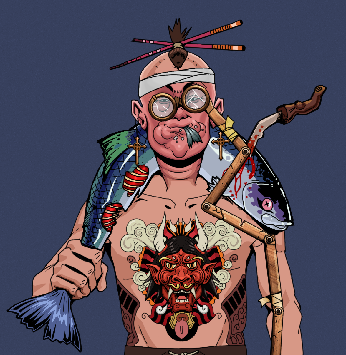 Fatty Bobsticks — Degen Dojo fighter