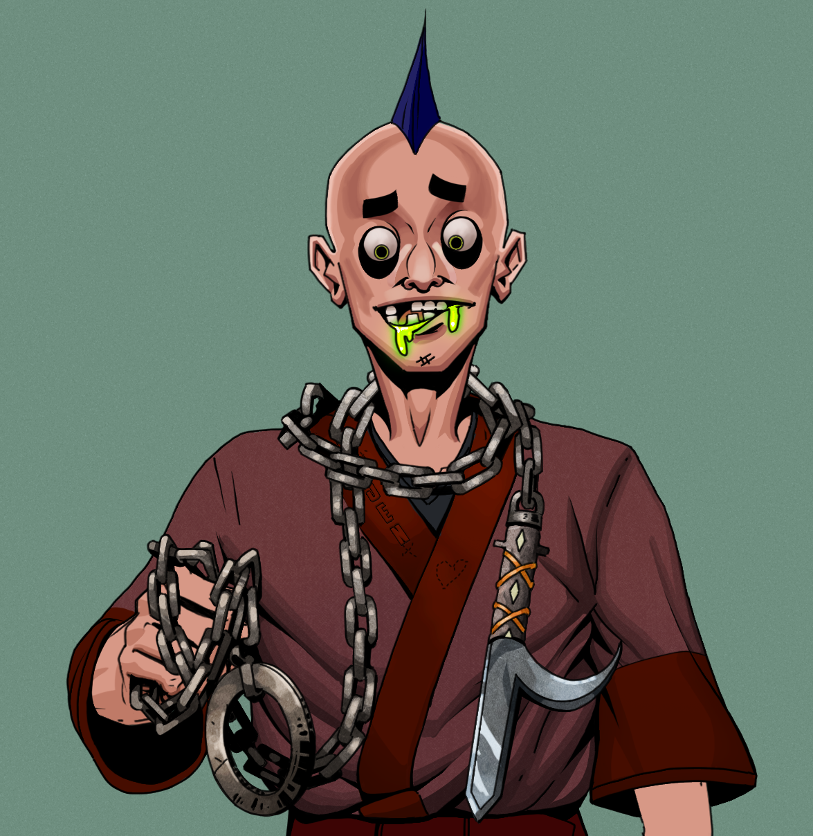 Toxic Azuma — Degen Dojo fighter