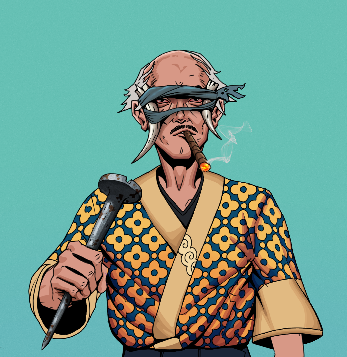 Raikou The Stoner — Degen Dojo fighter