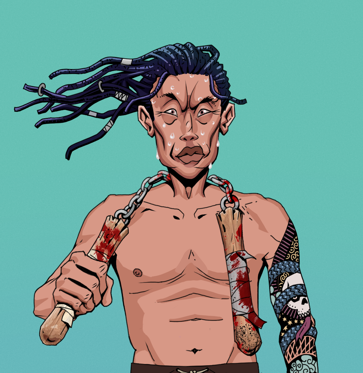 Stresshead Rin — Degen Dojo fighter