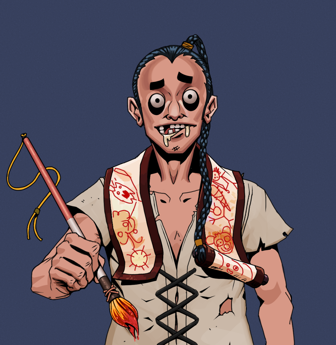 Drooling Azuma — Degen Dojo fighter