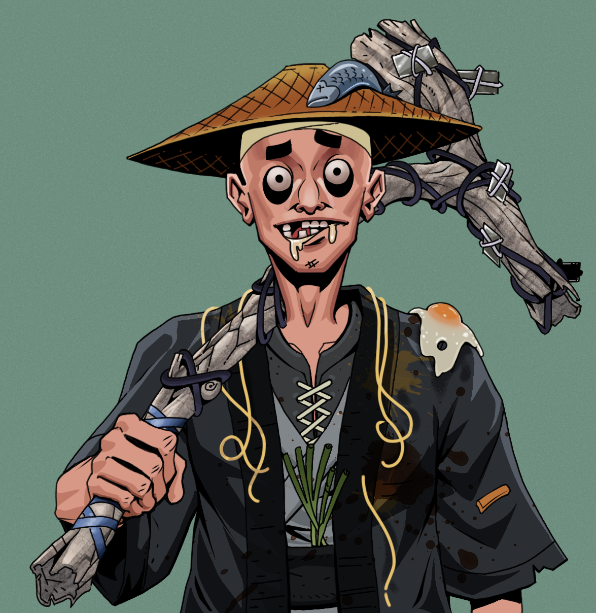 Drooling Azuma — Degen Dojo fighter