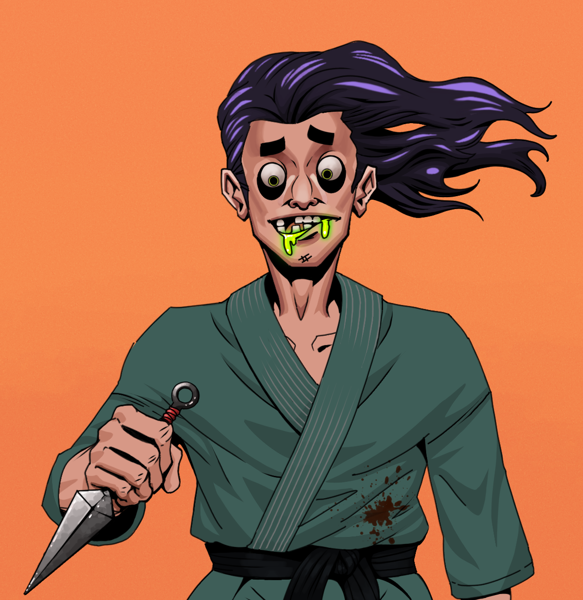 Toxic Azuma — Degen Dojo fighter