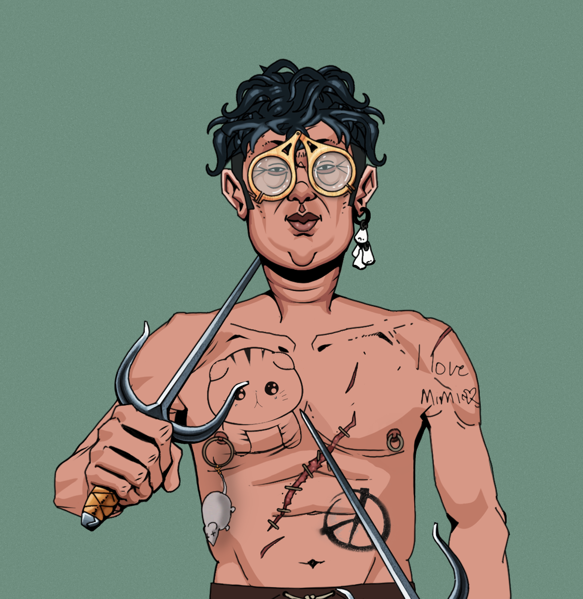 Fat Bob — Degen Dojo fighter