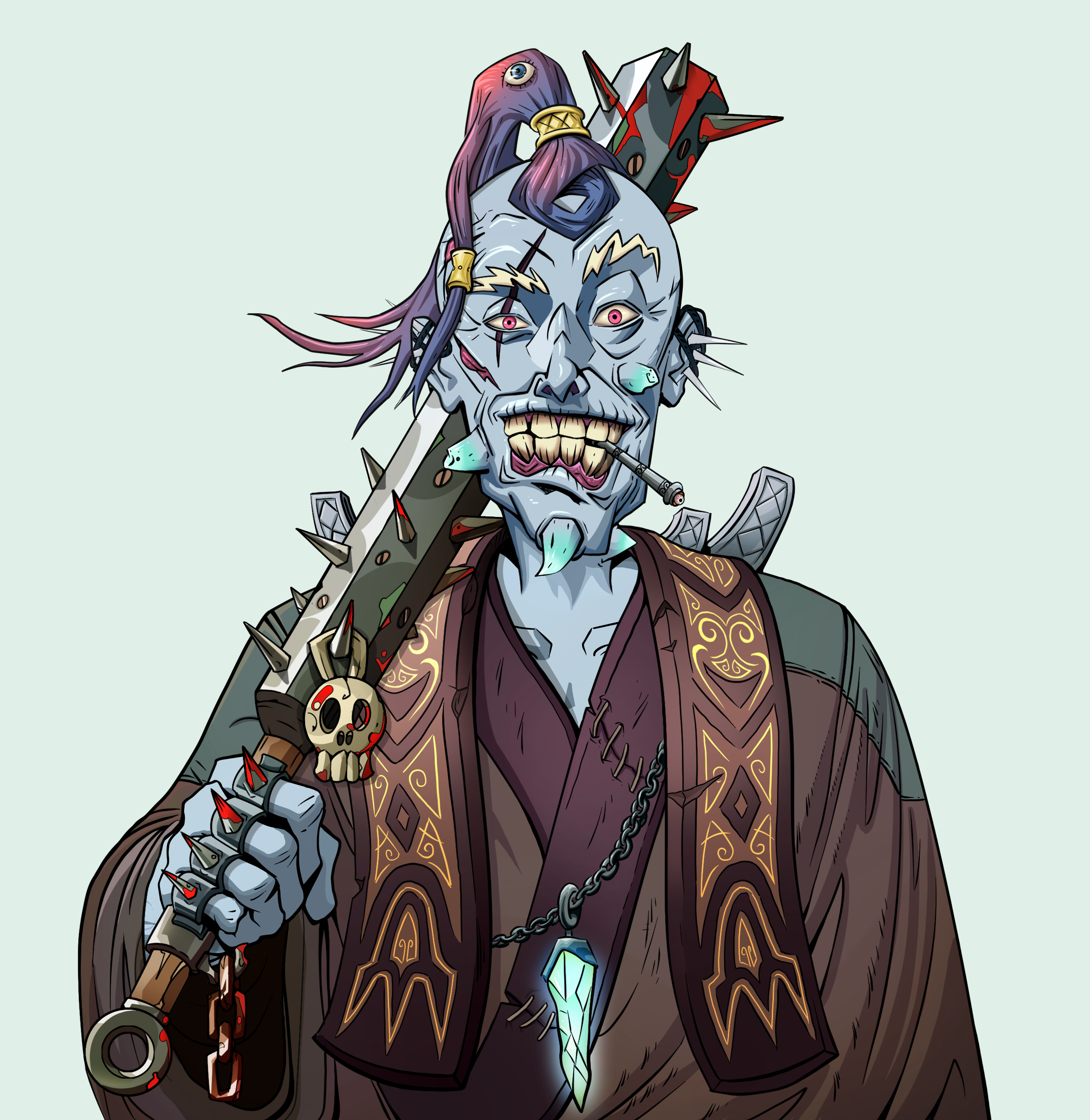 One-Eyed Itsuki — Degen Dojo fighter