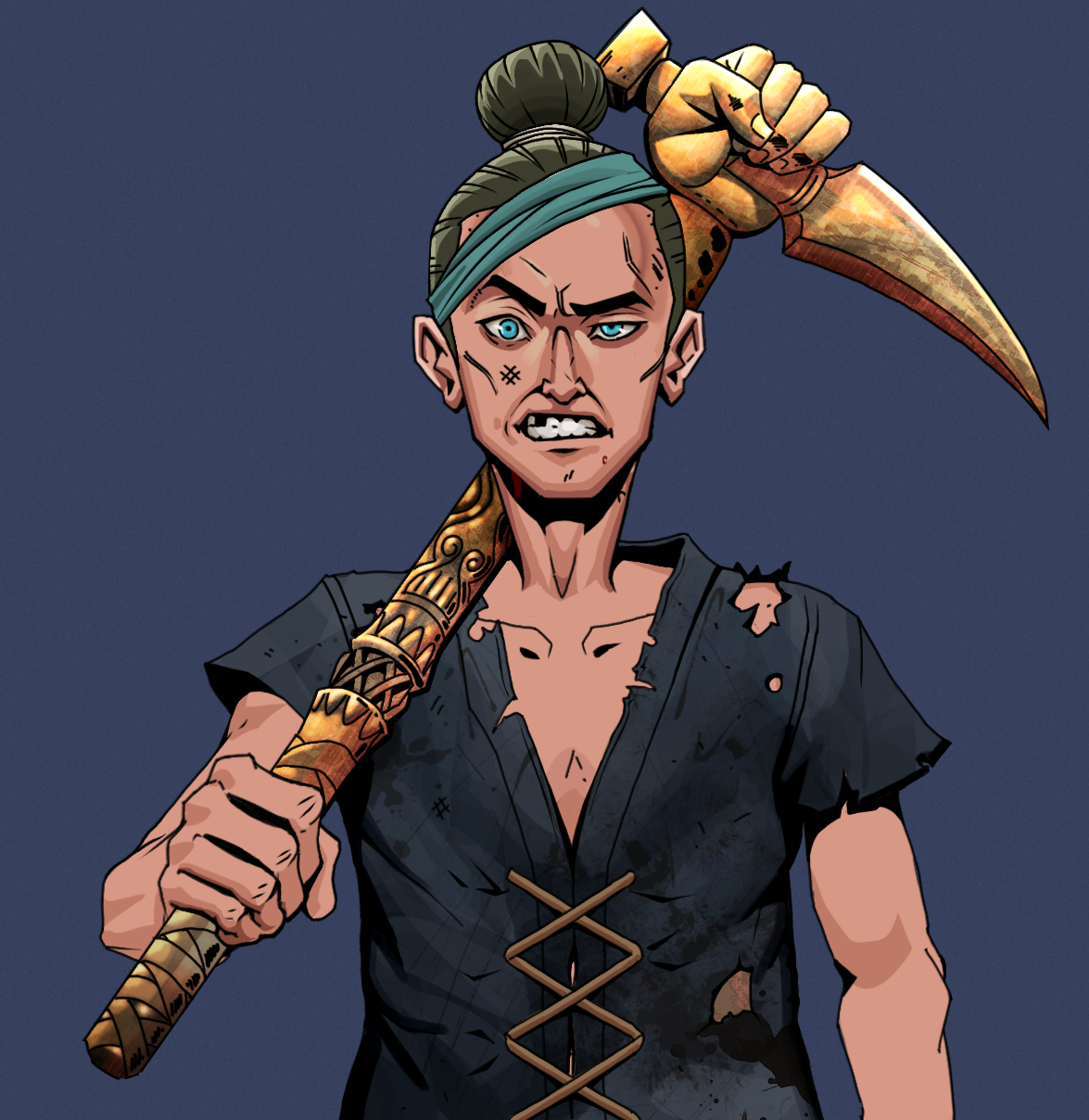 Akuma — Degen Dojo fighter