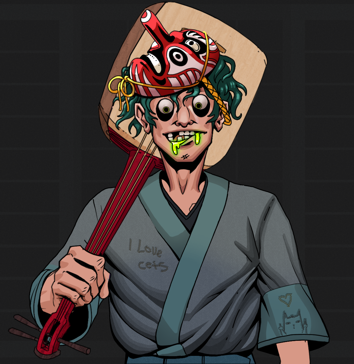 Toxic Azuma — Degen Dojo fighter