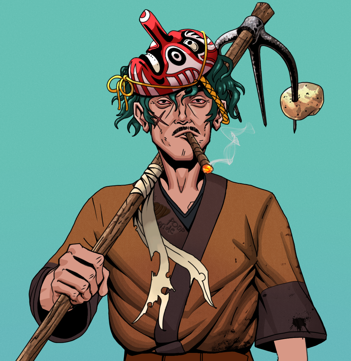 Raikou The Stoner — Degen Dojo fighter