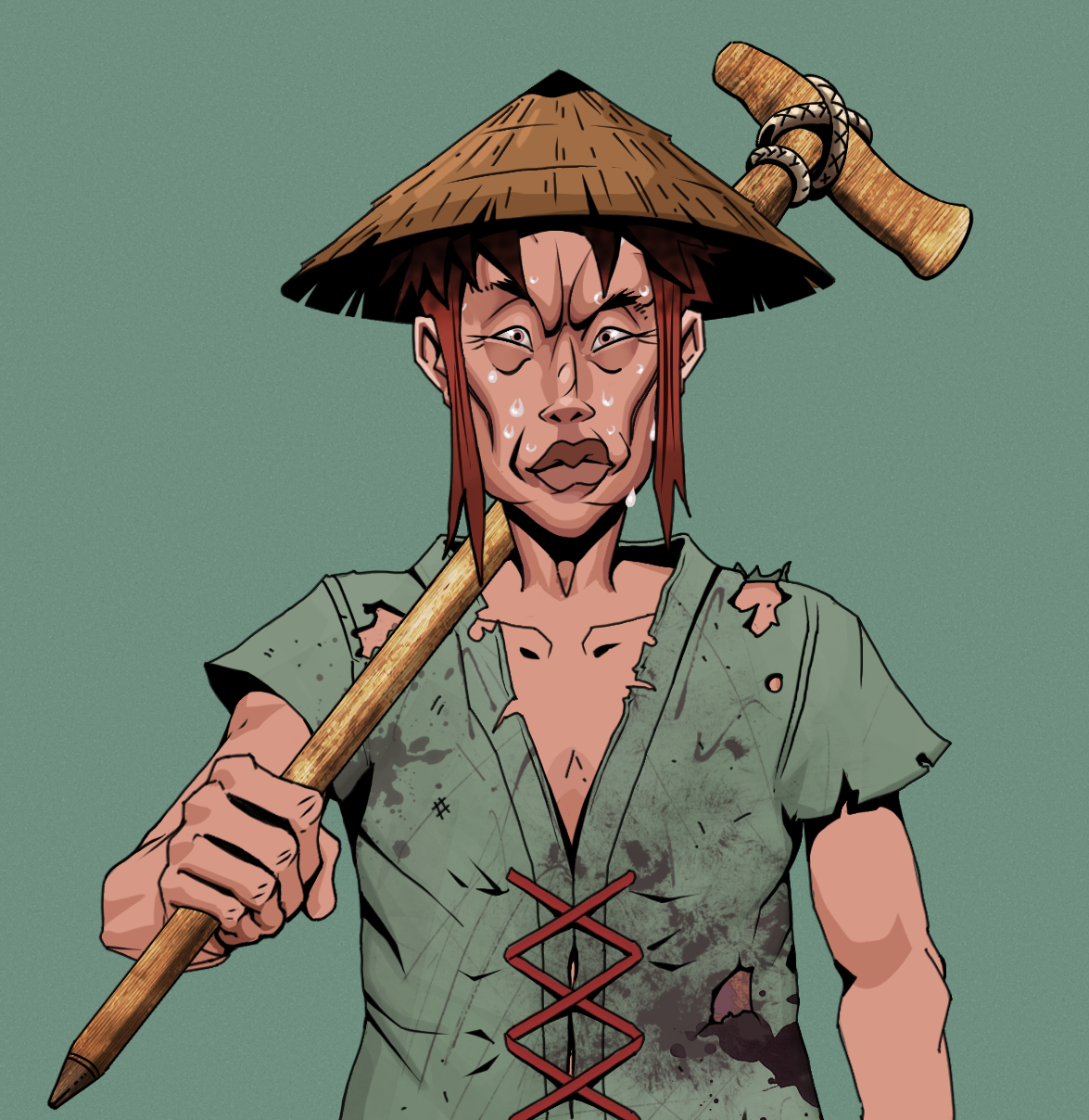 Stresshead Rin — Degen Dojo fighter