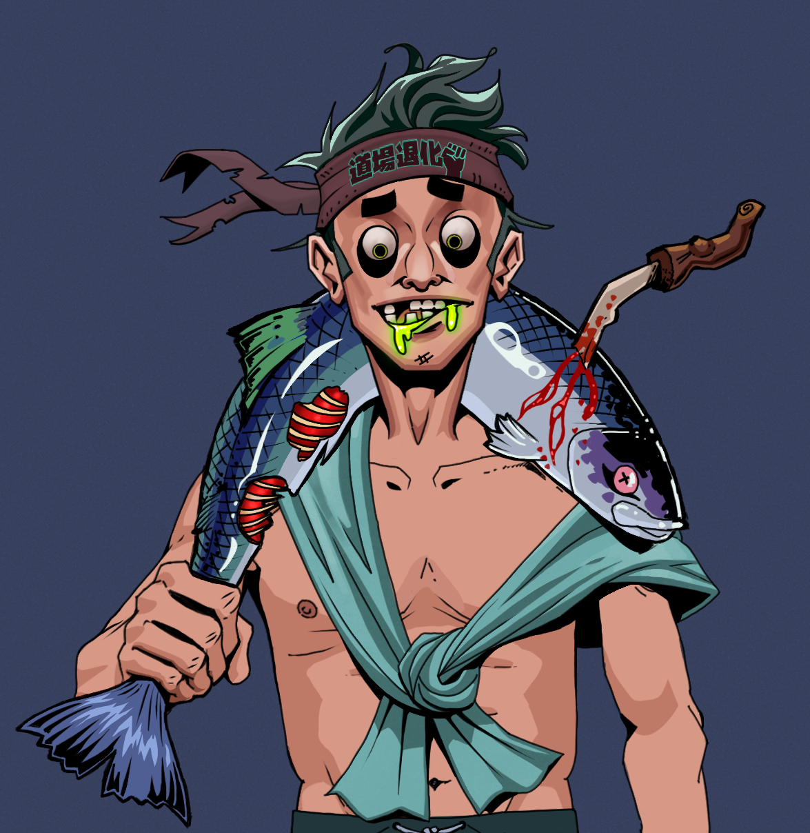 Toxic Azuma — Degen Dojo fighter