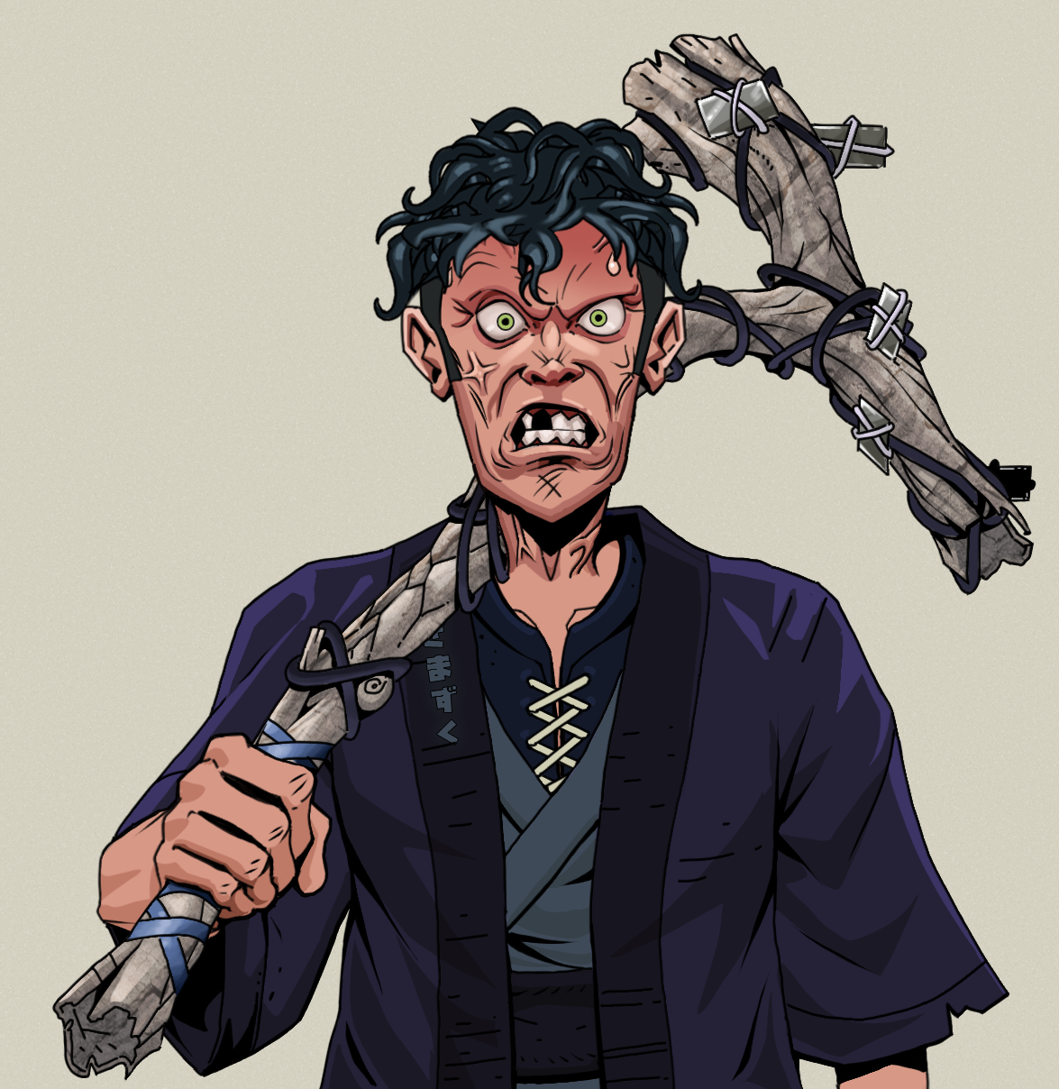 Angry Ikari — Degen Dojo fighter
