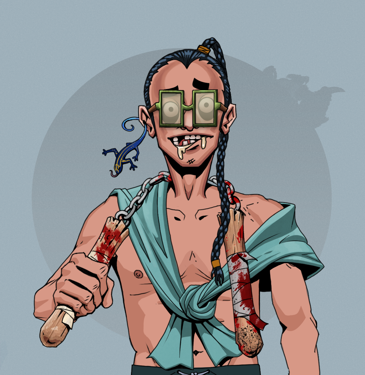 Drooling Azuma — Degen Dojo fighter