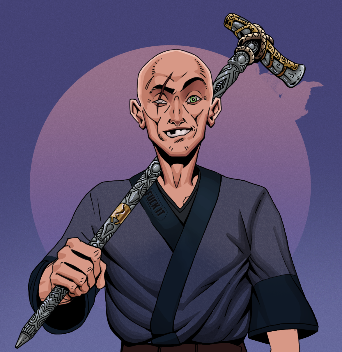 One-Eyed Itsuki — Degen Dojo fighter
