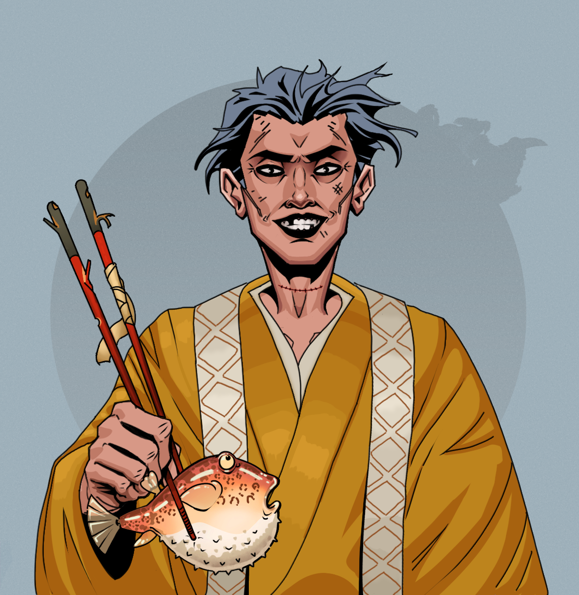 Junichiro Reborn — Degen Dojo fighter