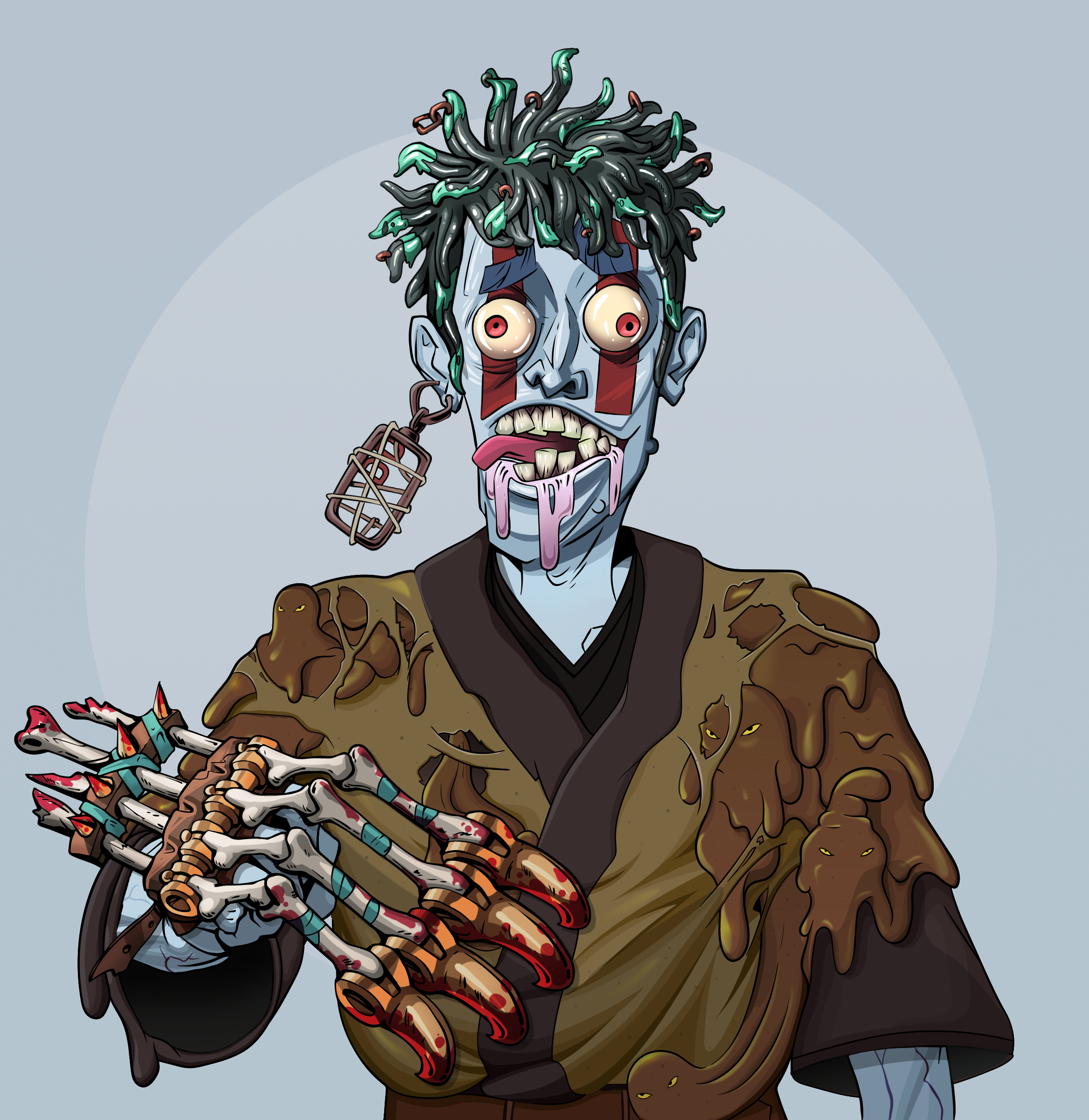 Drooling Azuma — Degen Dojo fighter