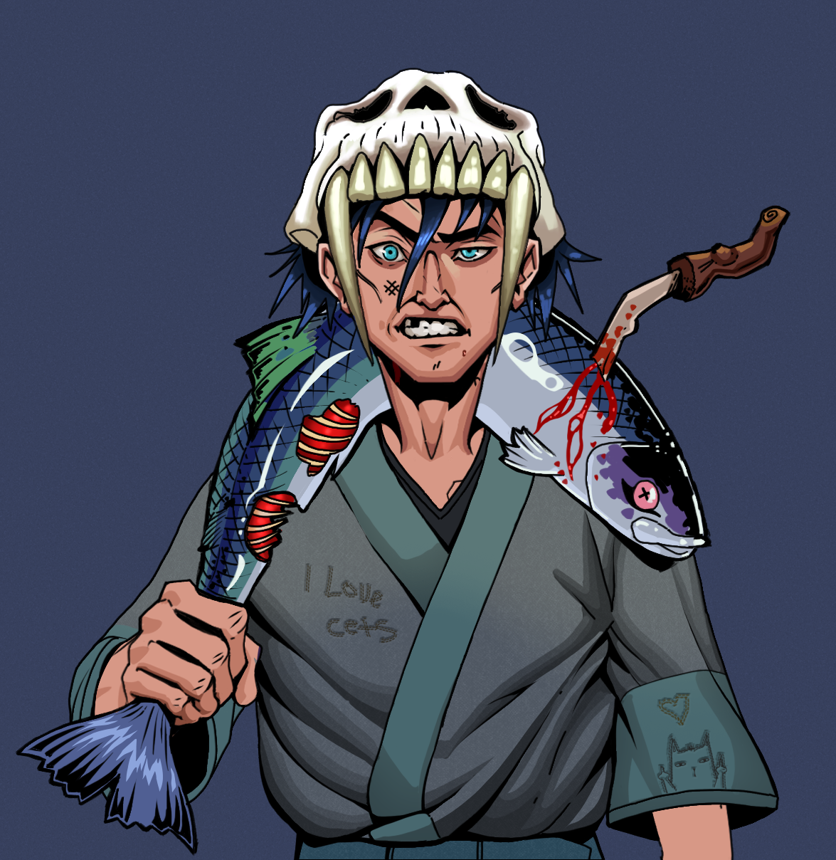 Akuma — Degen Dojo fighter