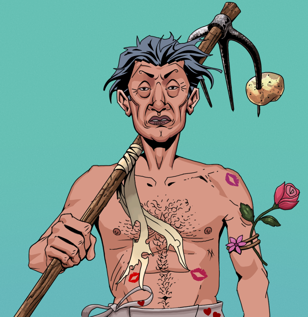 Goro — Degen Dojo fighter