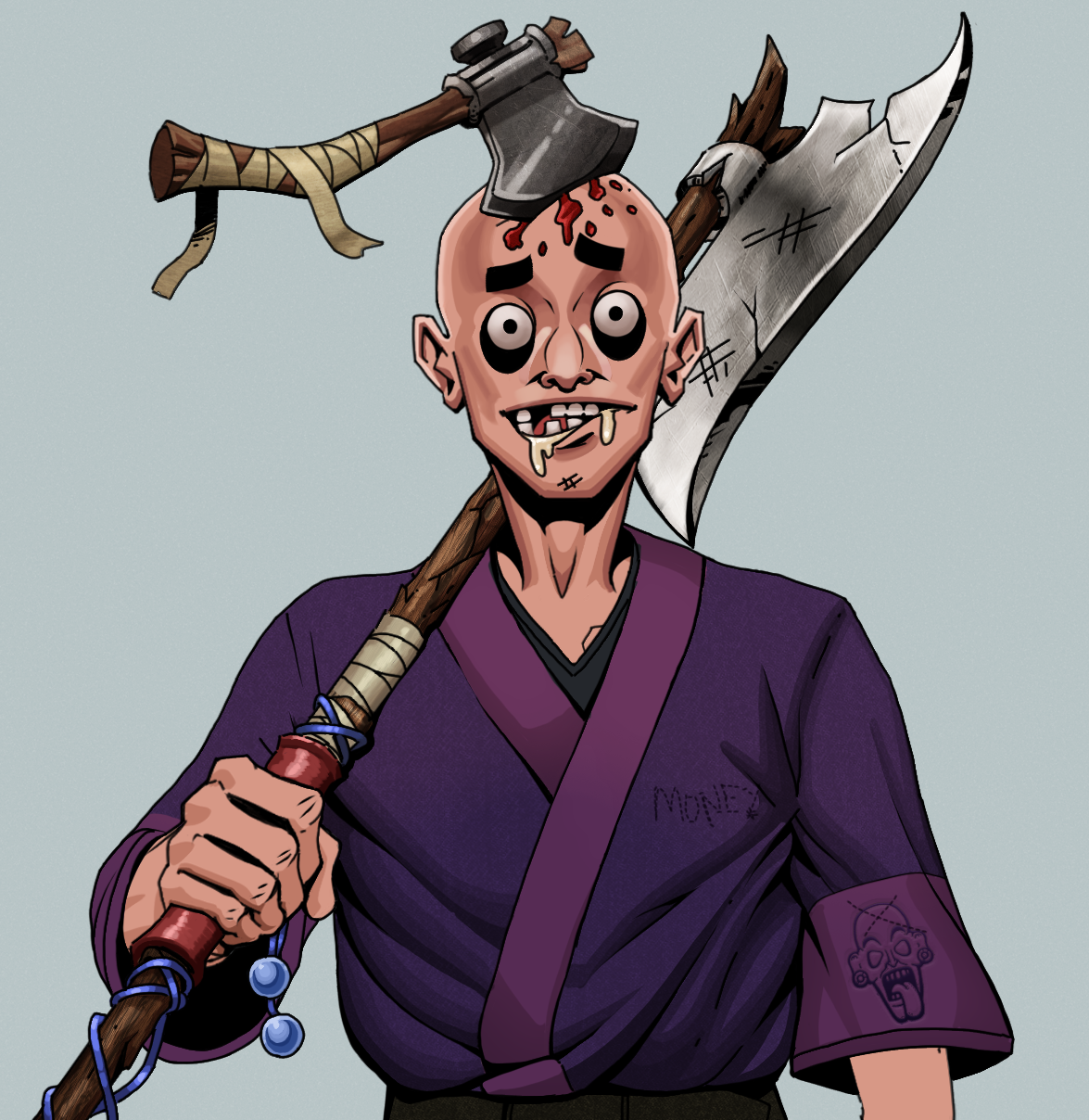 Drooling Azuma — Degen Dojo fighter