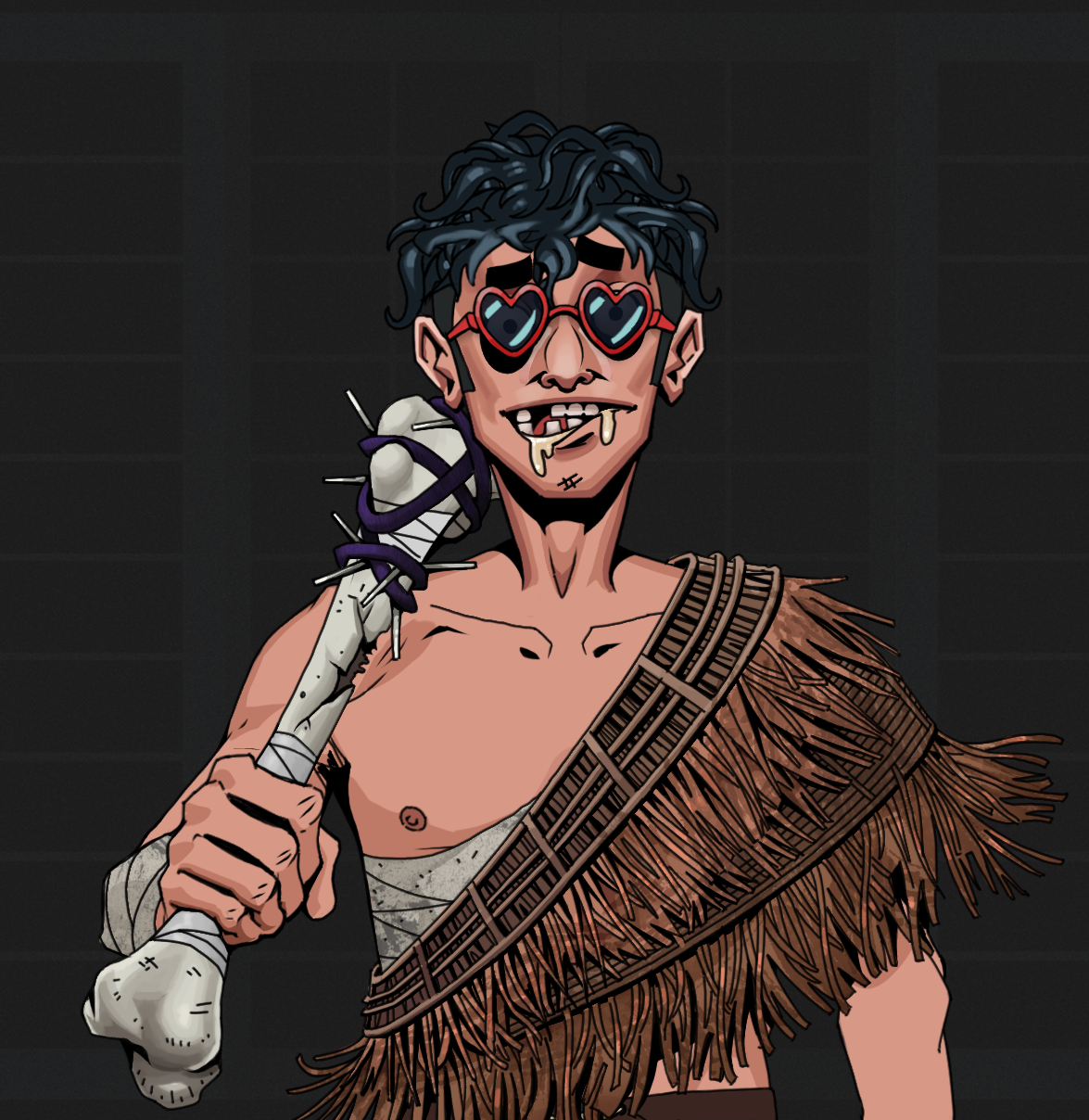 Drooling Azuma — Degen Dojo fighter