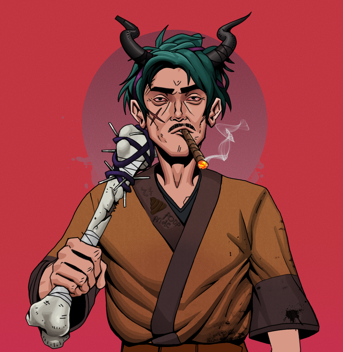Raikou The Stoner — Degen Dojo fighter