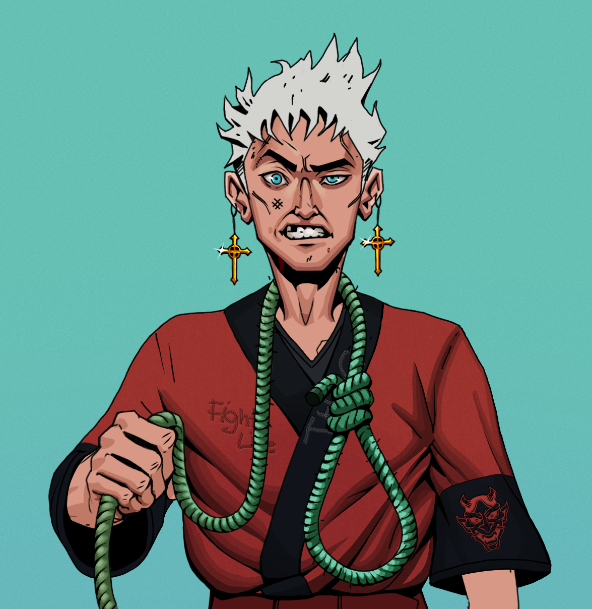 Akuma — Degen Dojo fighter