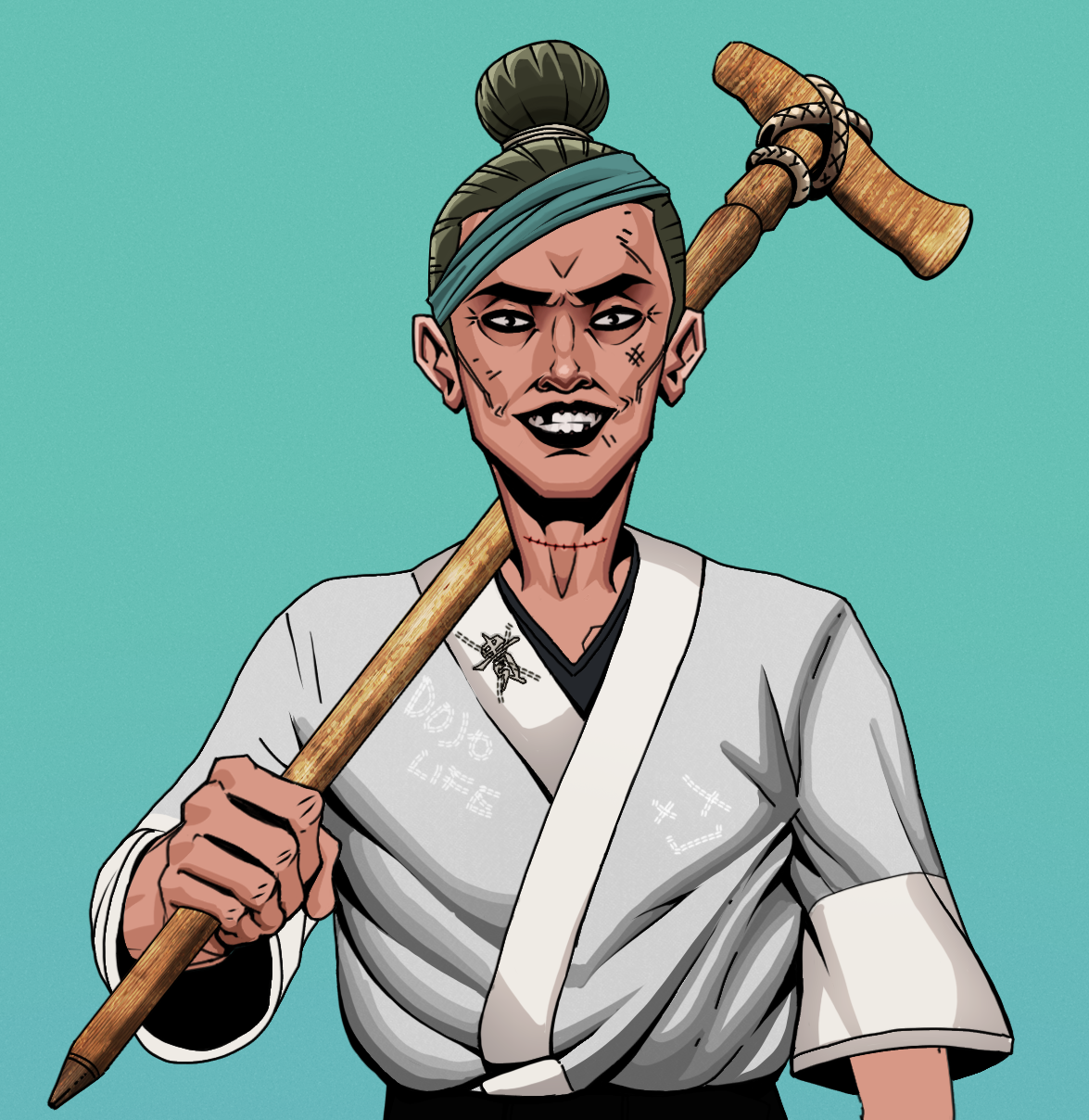 Junichiro Reborn — Degen Dojo fighter