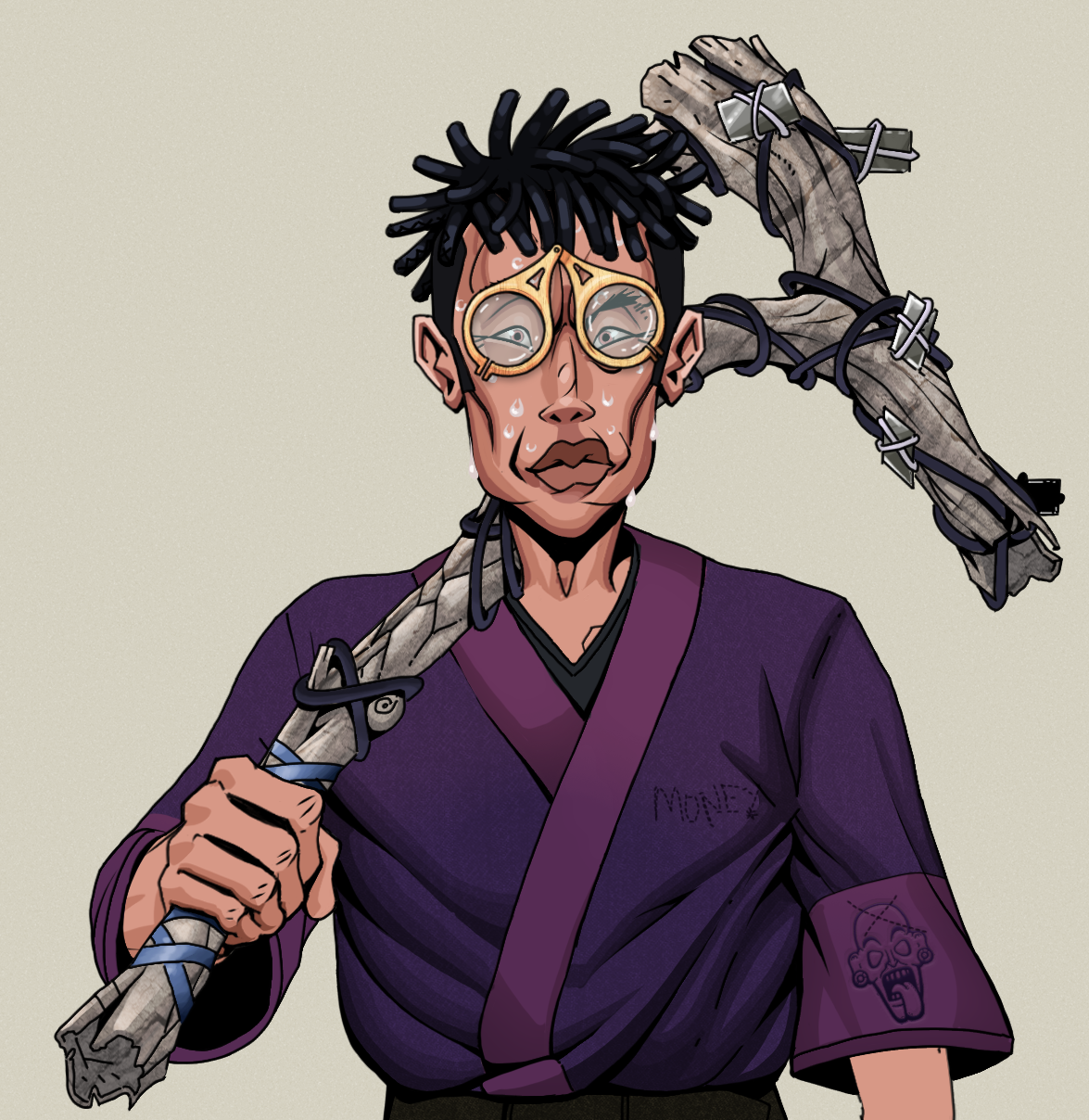 Stresshead Rin — Degen Dojo fighter