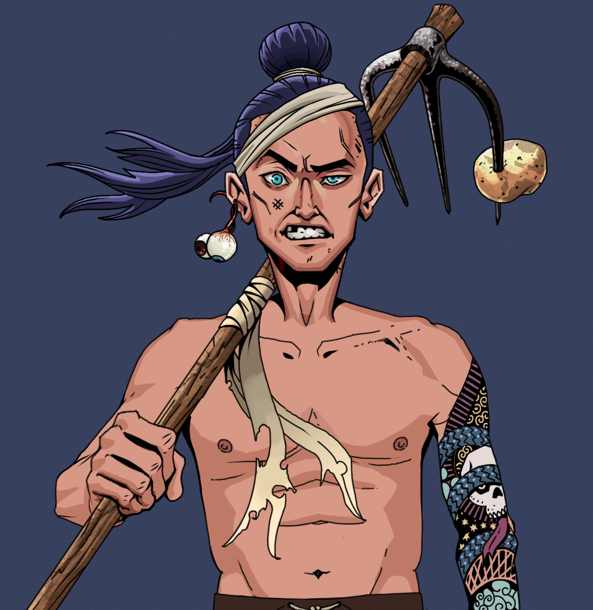 Akuma — Degen Dojo fighter