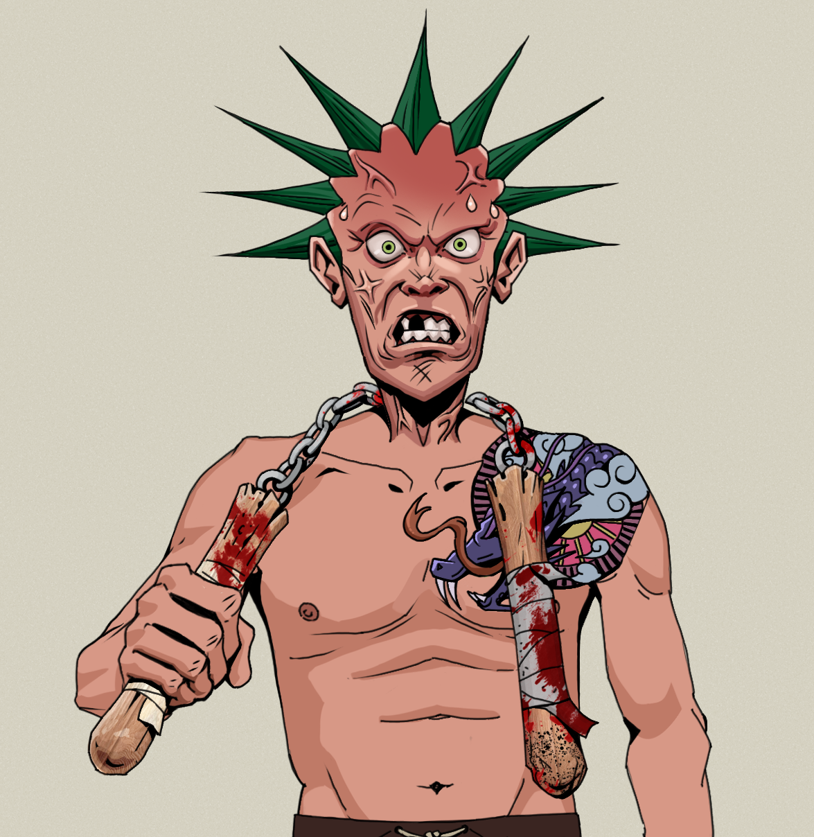 Angry Ikari — Degen Dojo fighter