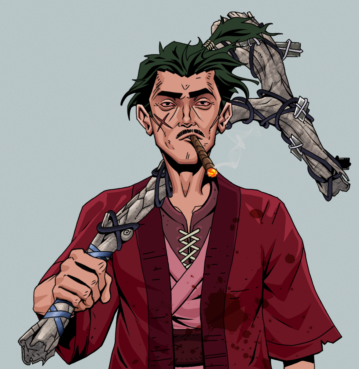 Raikou The Stoner — Degen Dojo fighter