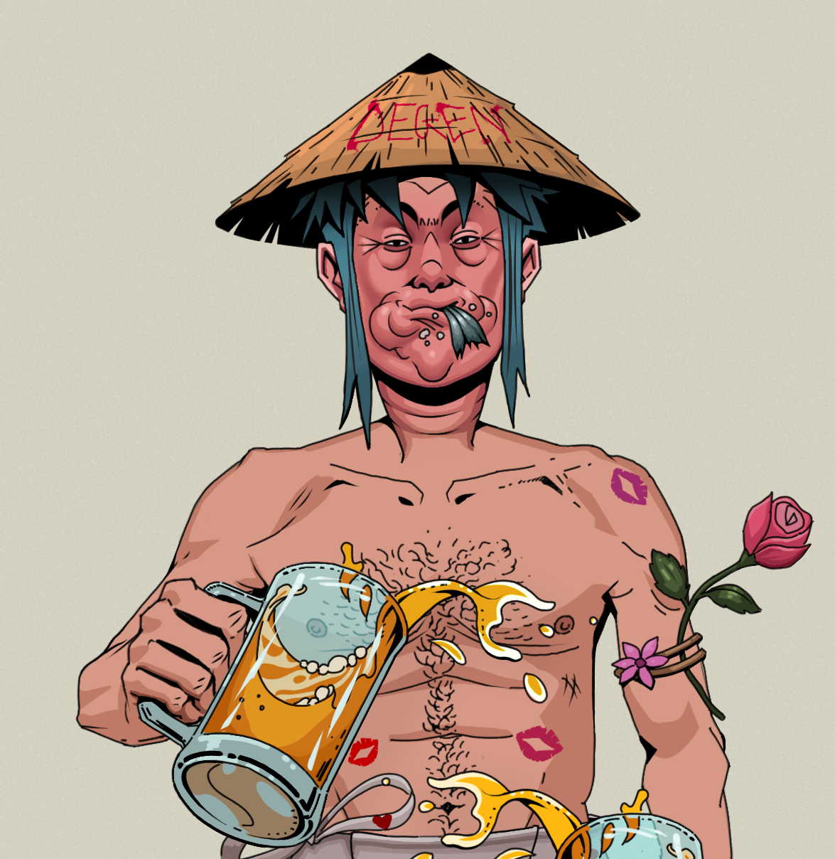 Fatty Bobsticks — Degen Dojo fighter