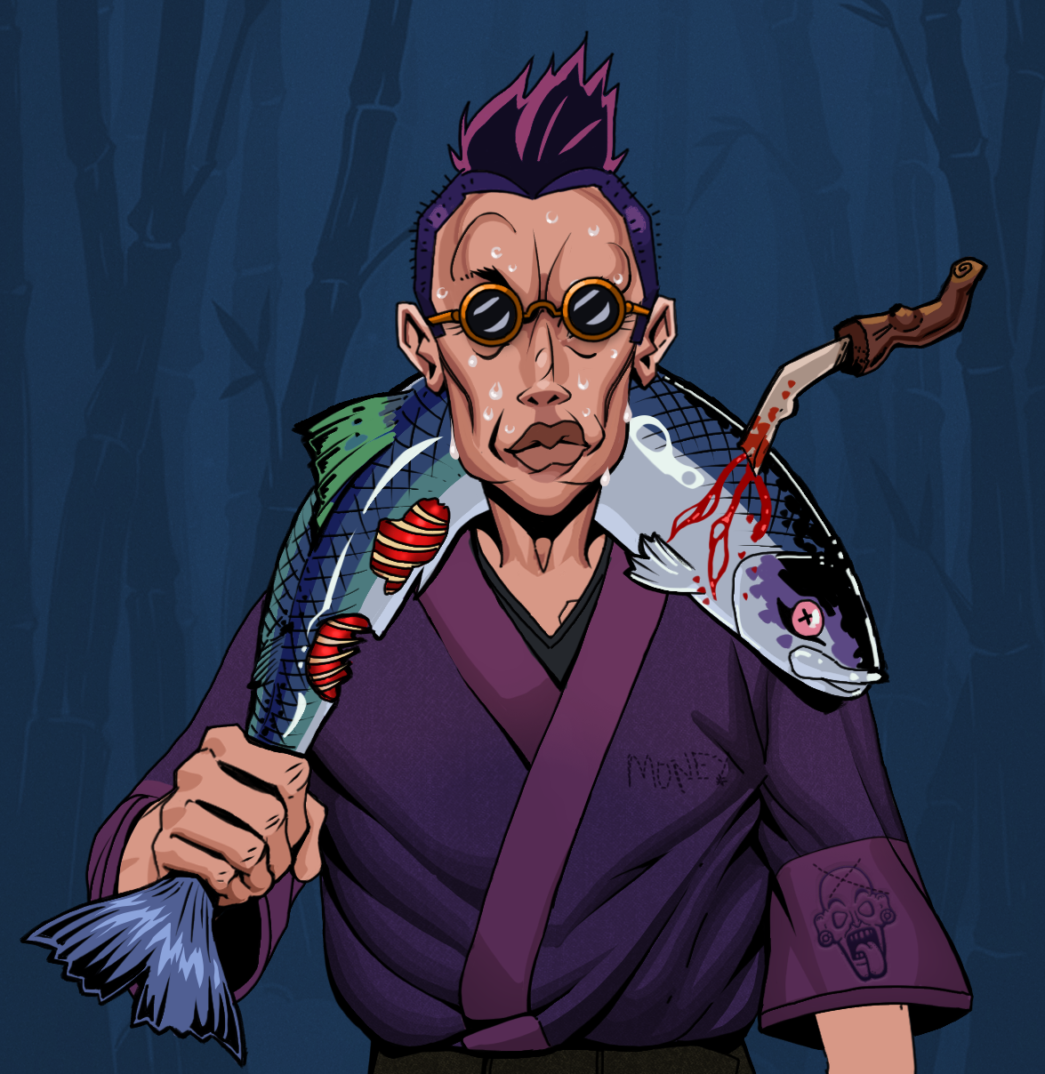 Stresshead Rin — Degen Dojo fighter