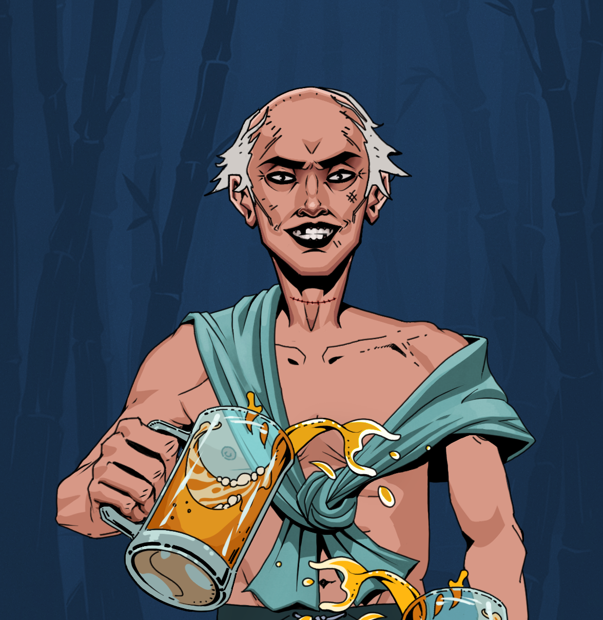 Junichiro Reborn — Degen Dojo fighter