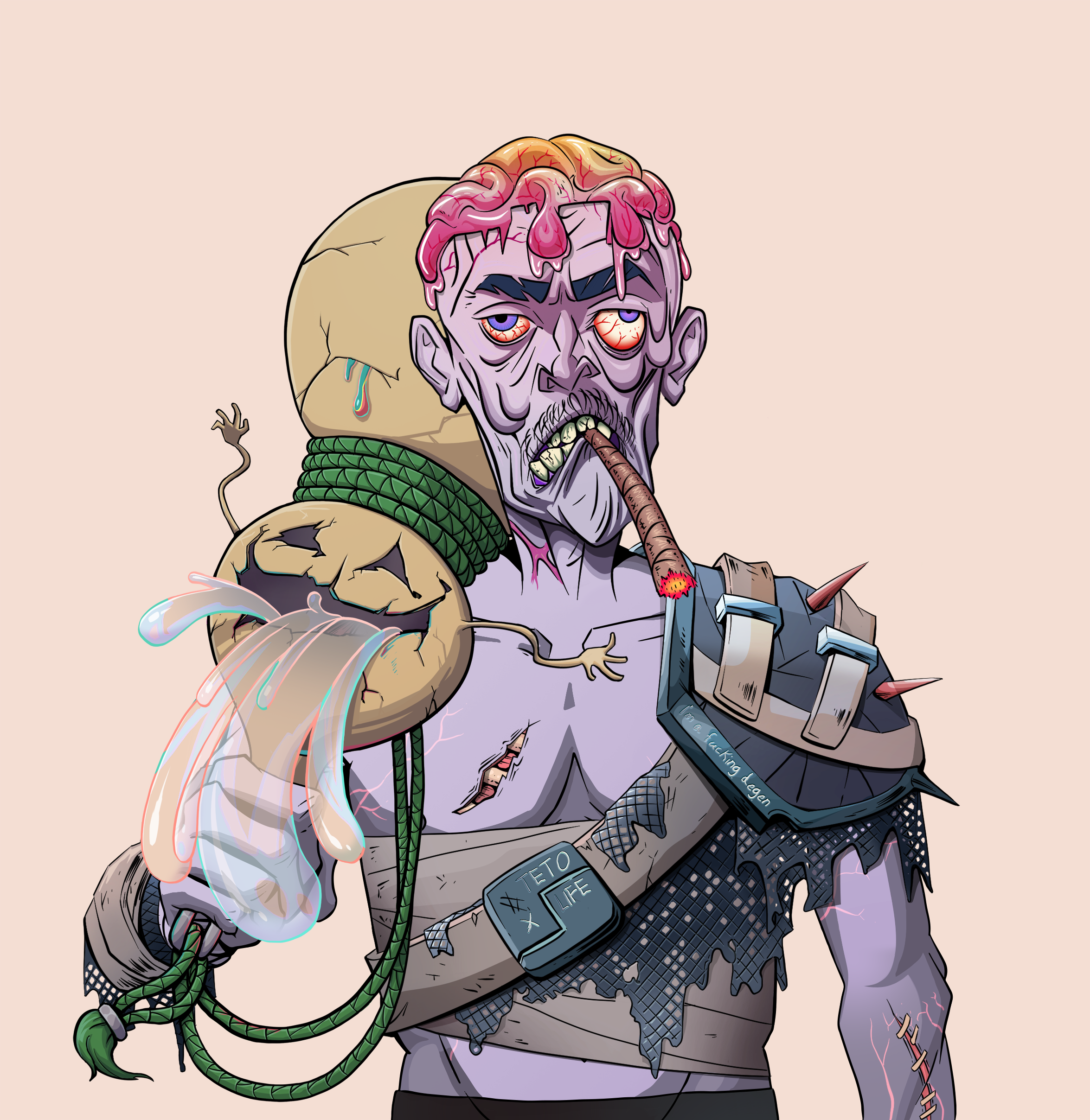 Raikou The Stoner — Degen Dojo fighter