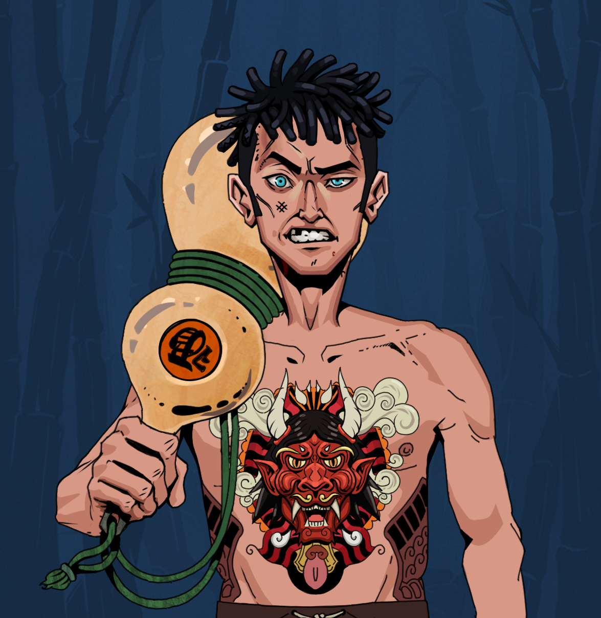Akuma — Degen Dojo fighter