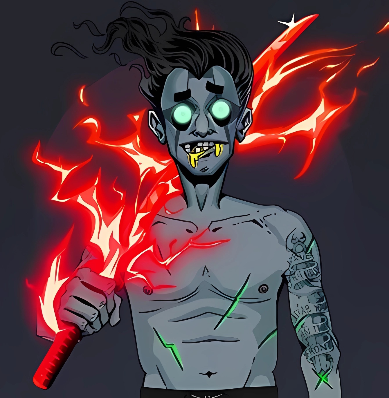 Dark Moon — Degen Dojo Background