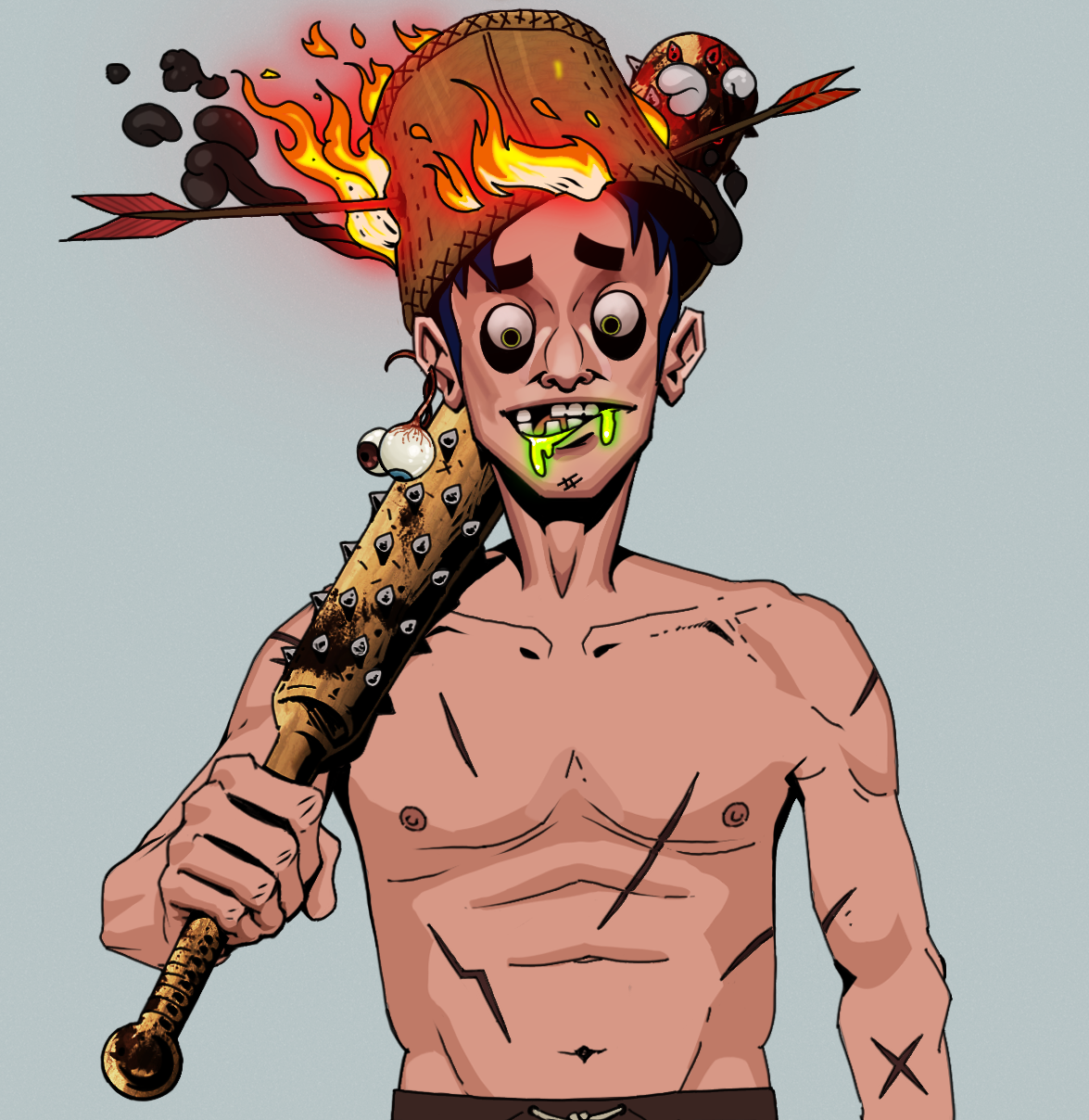 Toxic Azuma — Degen Dojo fighter