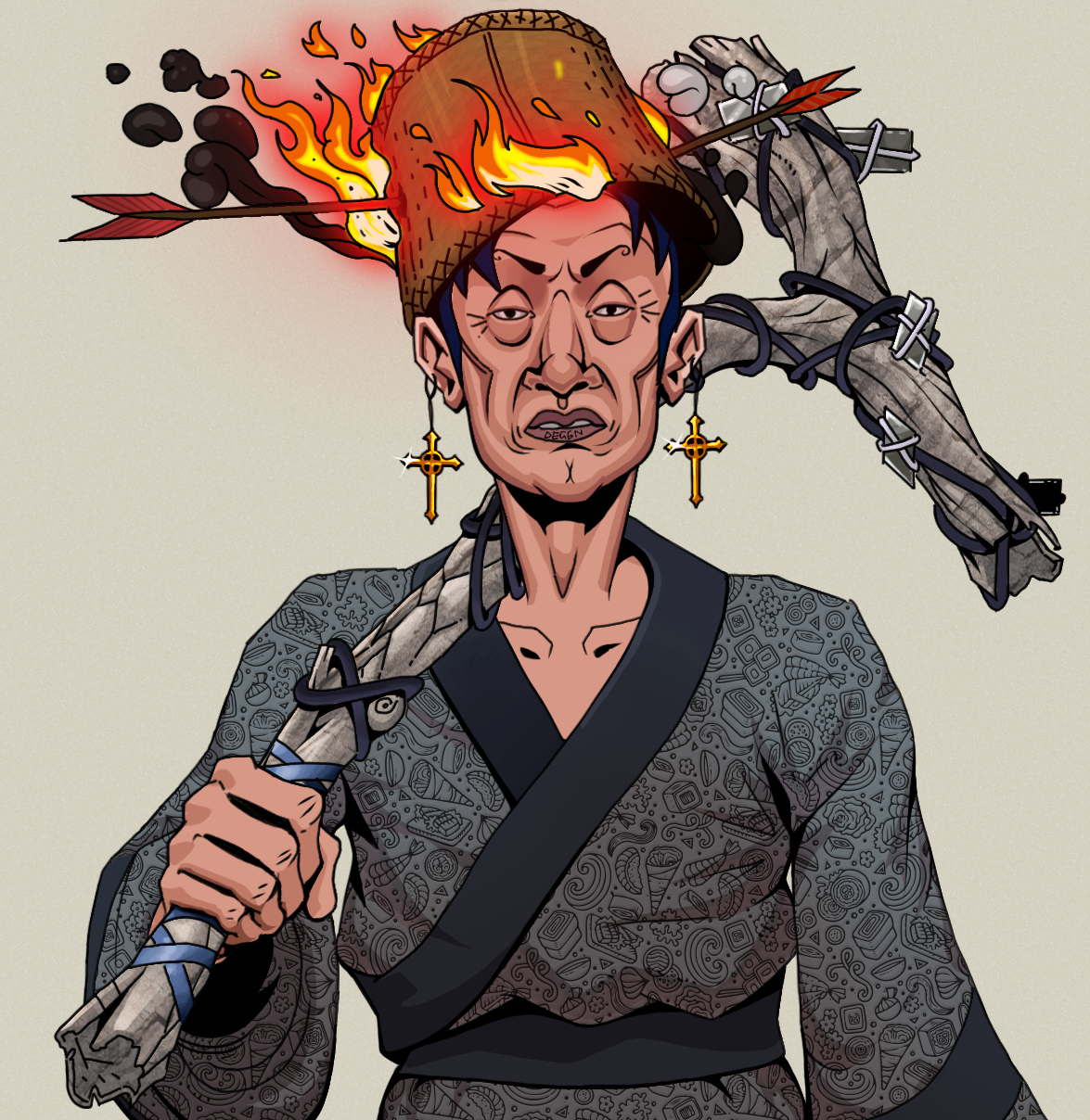 Goro — Degen Dojo fighter