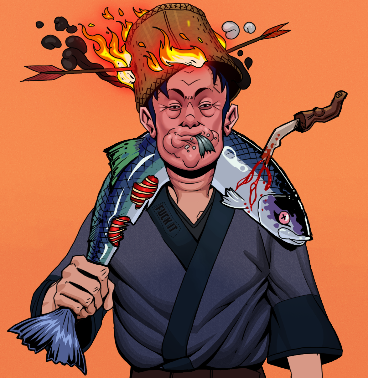 Fatty Bobsticks — Degen Dojo fighter