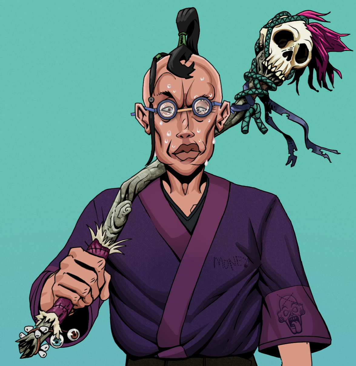 Stresshead Rin — Degen Dojo fighter