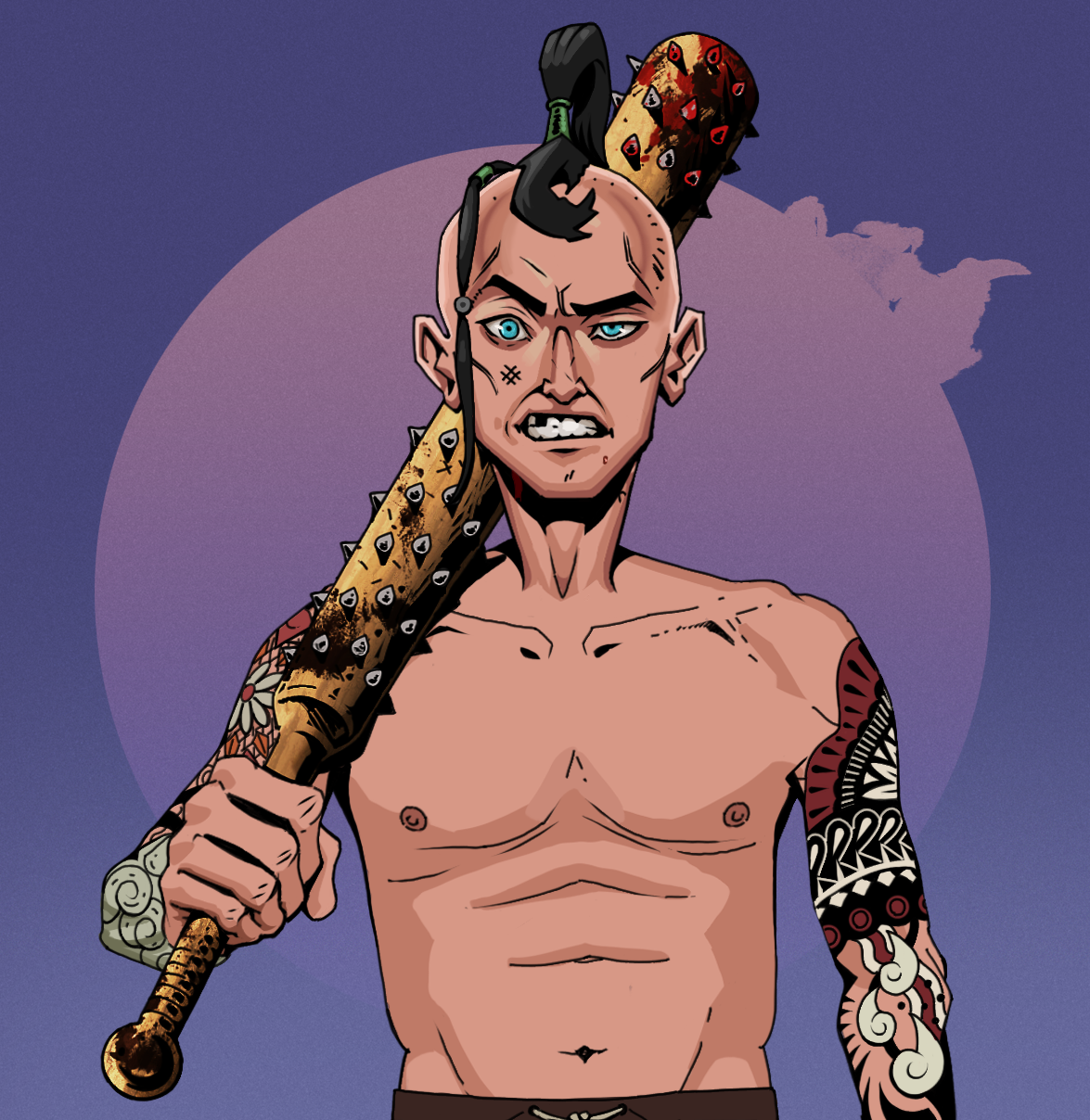 Akuma — Degen Dojo fighter