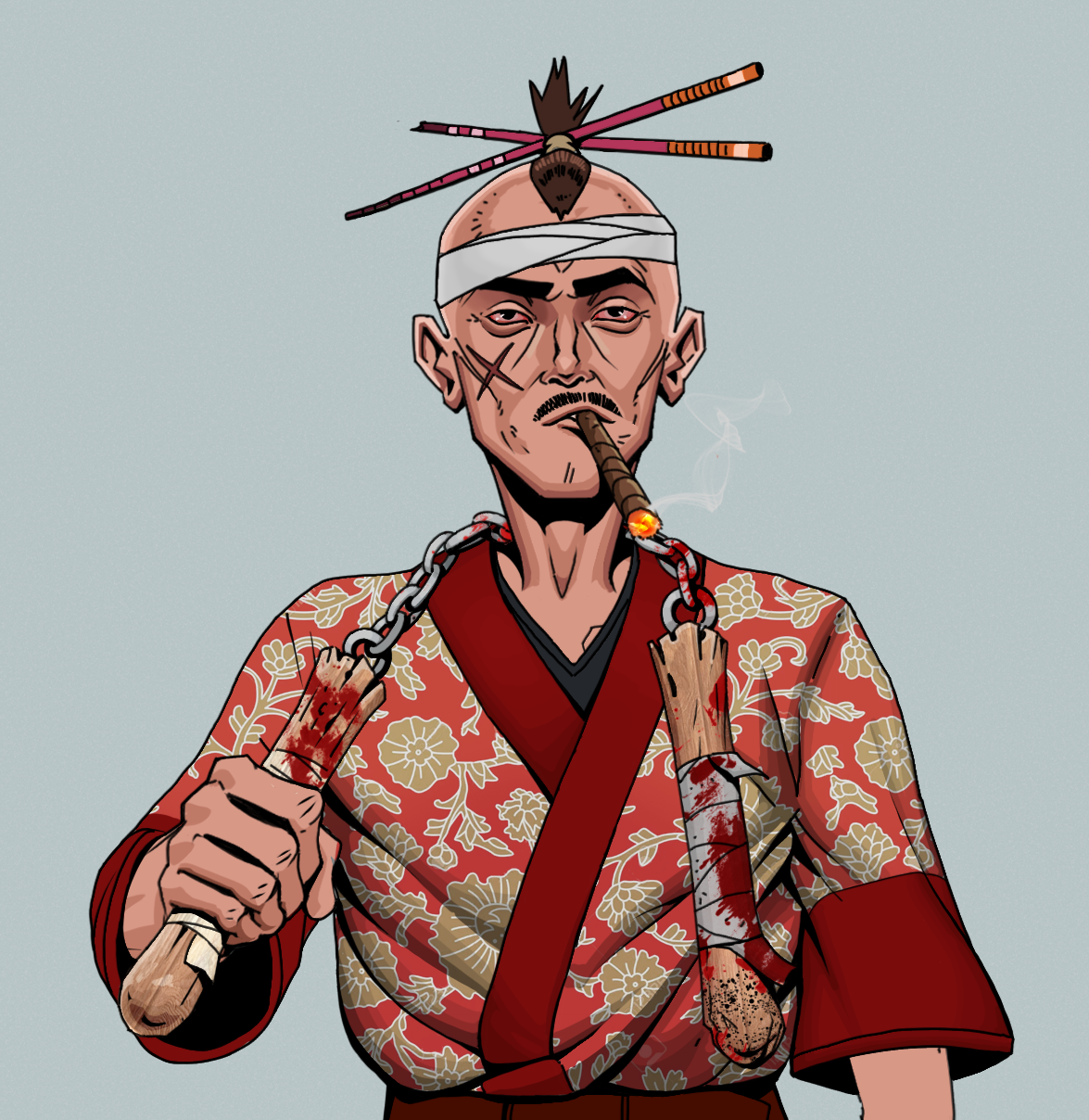 Raikou The Stoner — Degen Dojo fighter